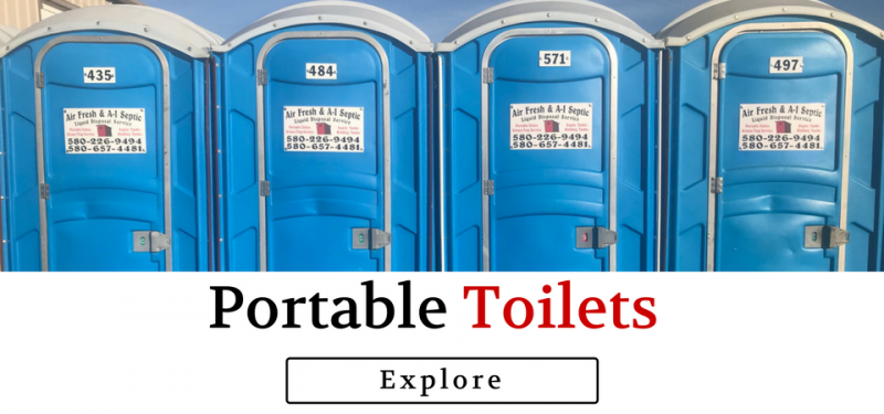 Portable toilets